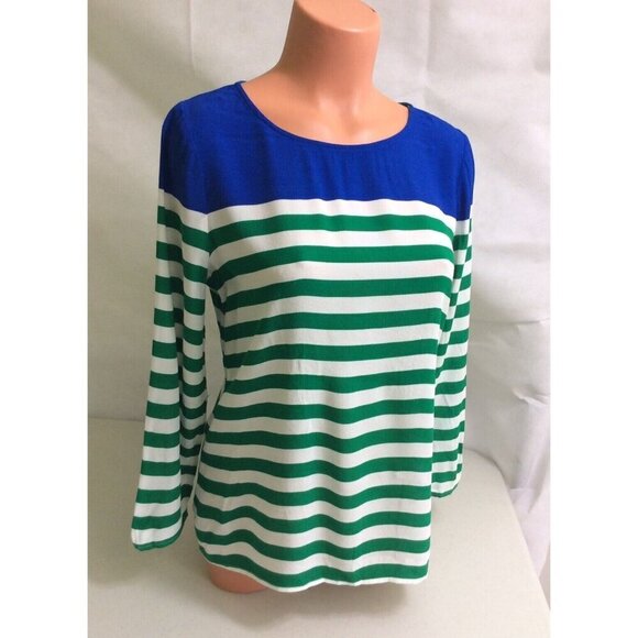 J.CREW Tops - J Crew Nautical Blouse Top Womens 4